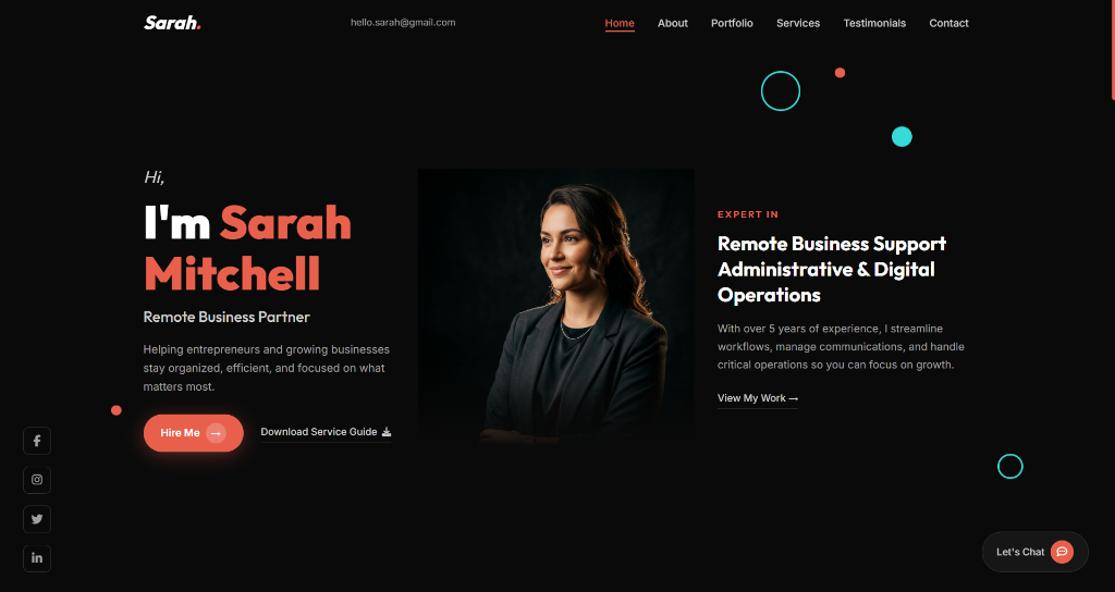 Onyx Pulse &ndash; Virtual Assistant Portfolio